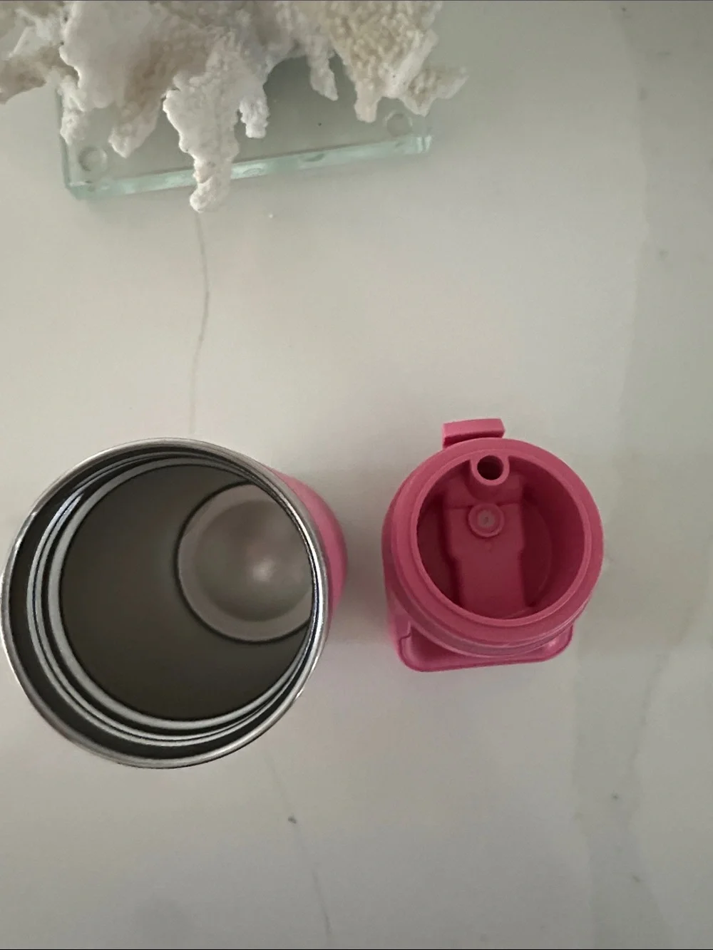 Yeti Pink Rambler Jr. Tumbler.